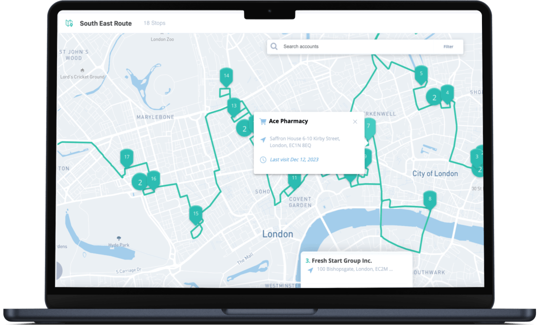 Aforza Retail Execution - Routing